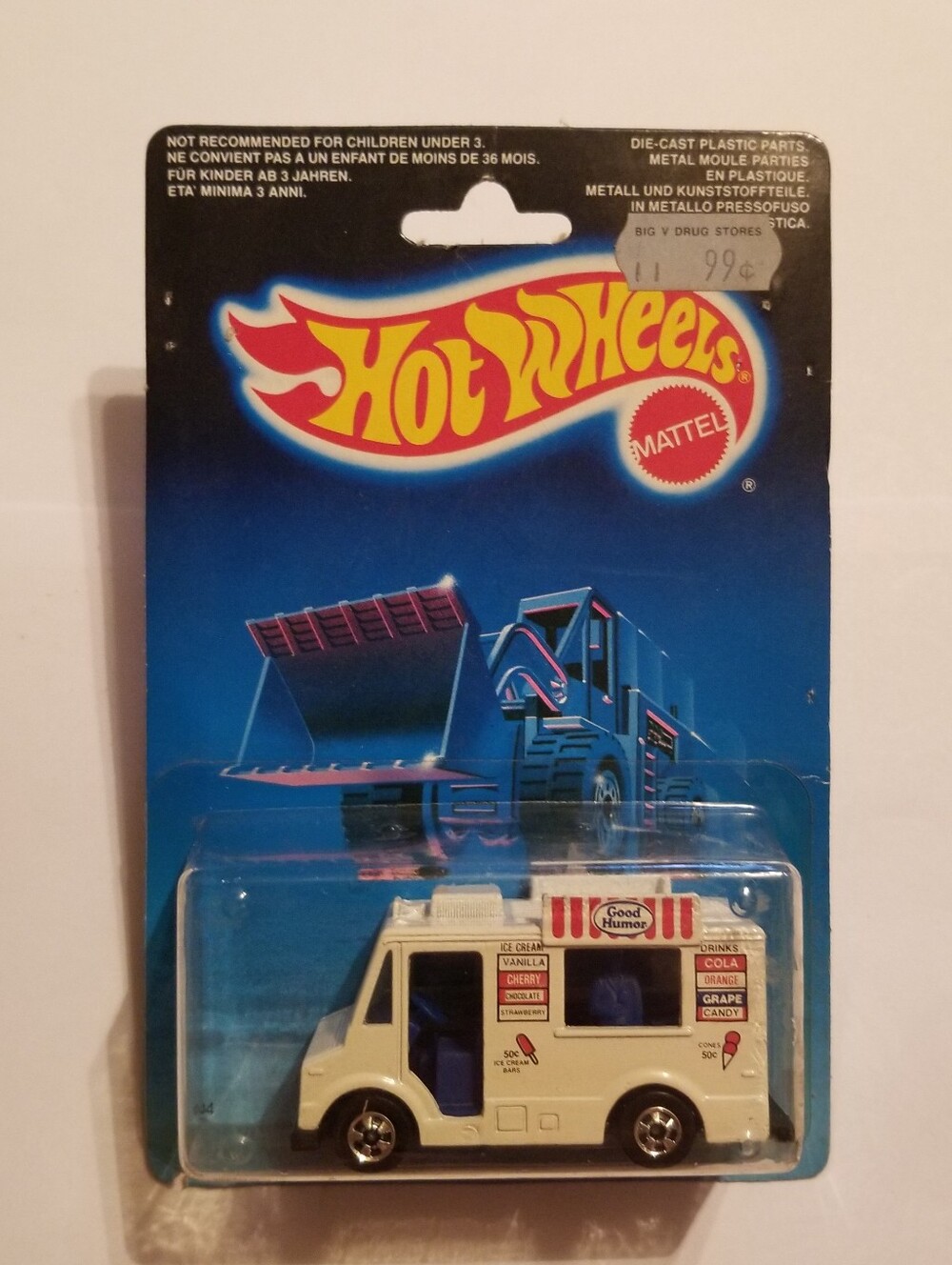 Good Humor Ice Cream Truck Hot Wheel Diecast Toy Truck  New In Package